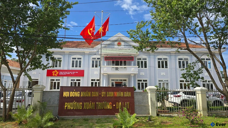 Trụ sở hành chính phường Xuân Trường - Đà Lạt sau sáp nhập