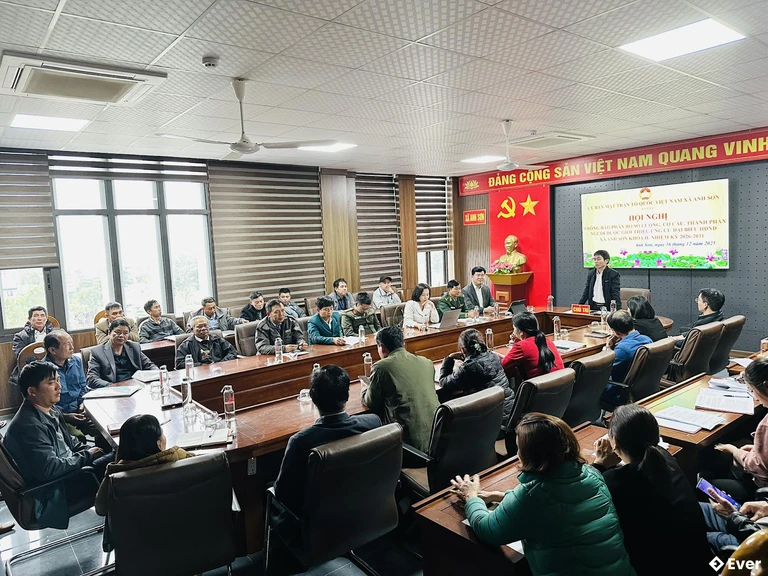 Trụ sở hành chính xã Anh Sơn sau sáp nhập