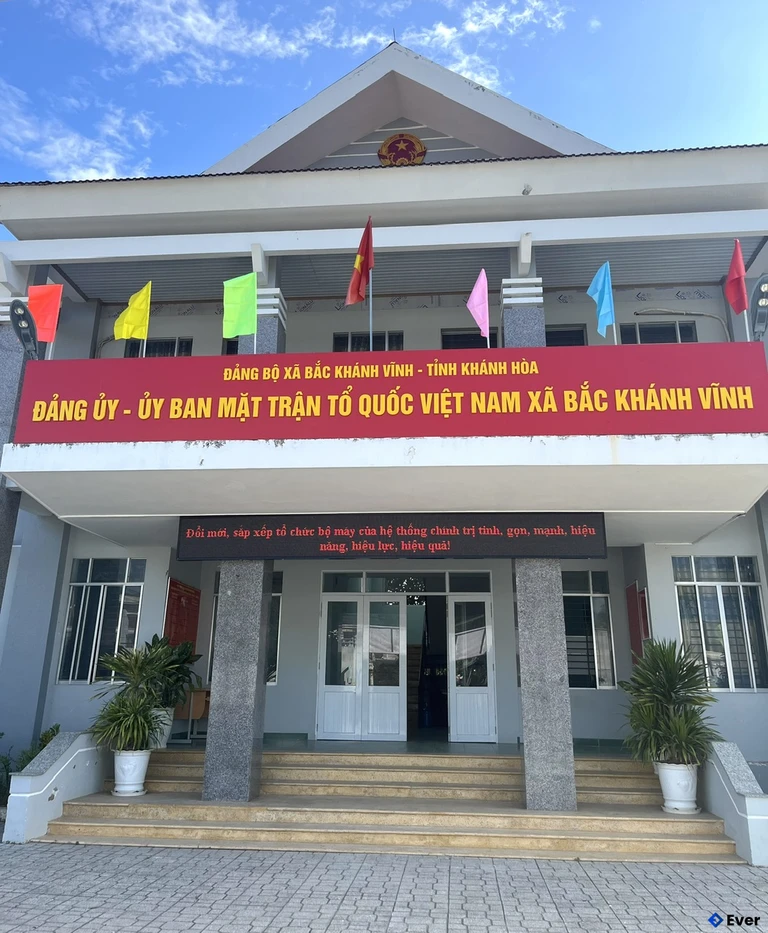 Trụ sở hành chính xã Bắc Khánh Vĩnh sau sáp nhập