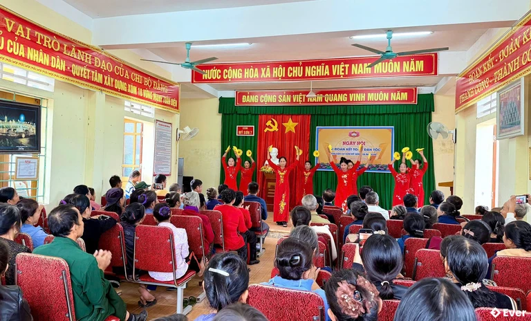 Trụ sở hành chính xã Bạch Hà sau sáp nhập