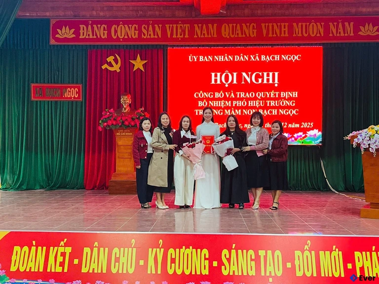 Trụ sở hành chính xã Bạch Ngọc sau sáp nhập