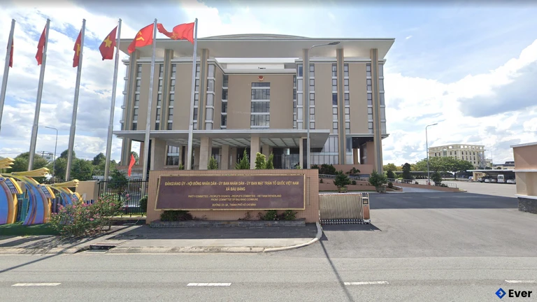 Trụ sở hành chính xã Bàu Bàng sau sáp nhập