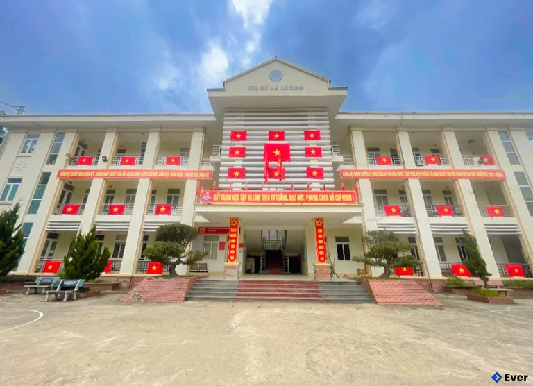 Trụ sở hành chính xã Bó Sinh sau sáp nhập