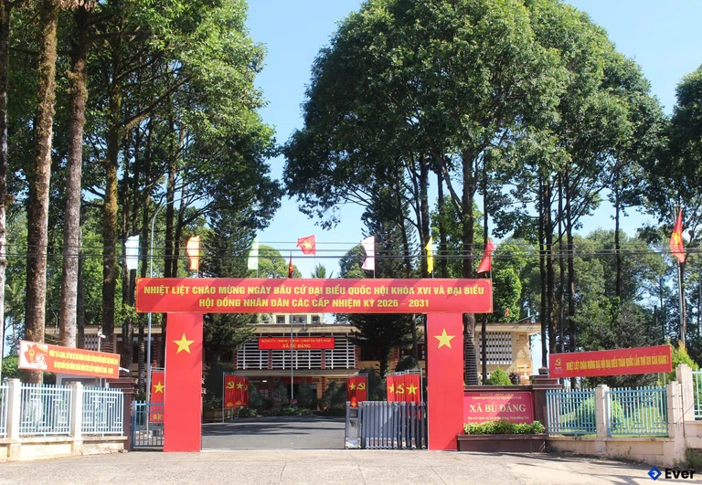 Trụ sở hành chính xã Bù Đăng sau sáp nhập