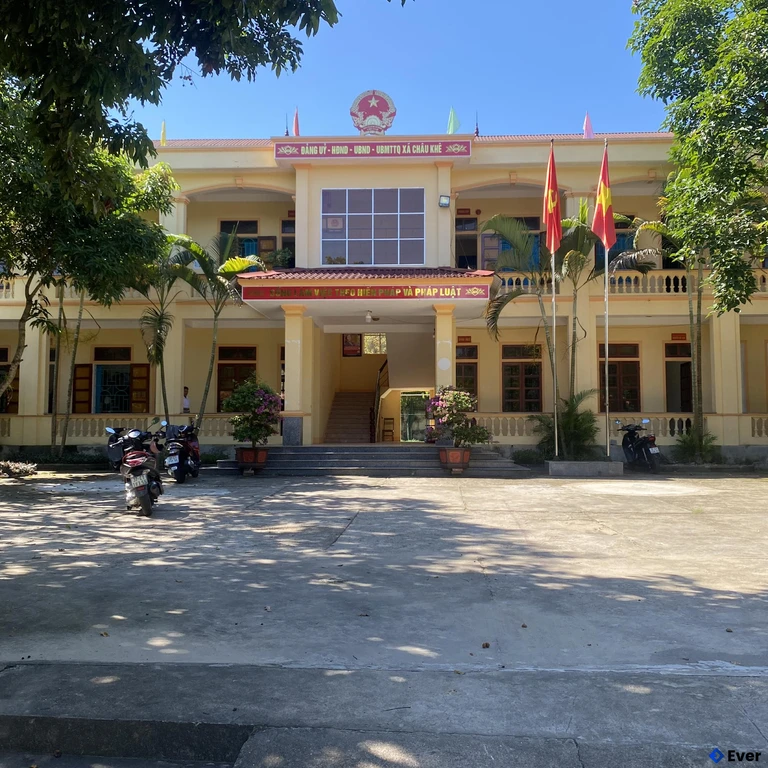 Trụ sở hành chính xã Châu Khê sau sáp nhập
