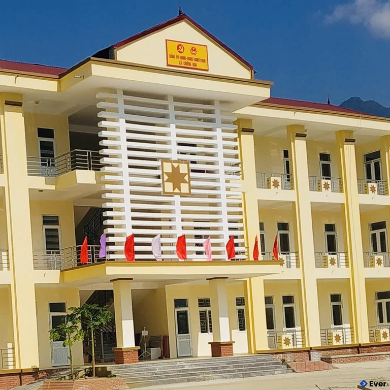 Trụ sở hành chính xã Chiềng Hoa sau sáp nhập