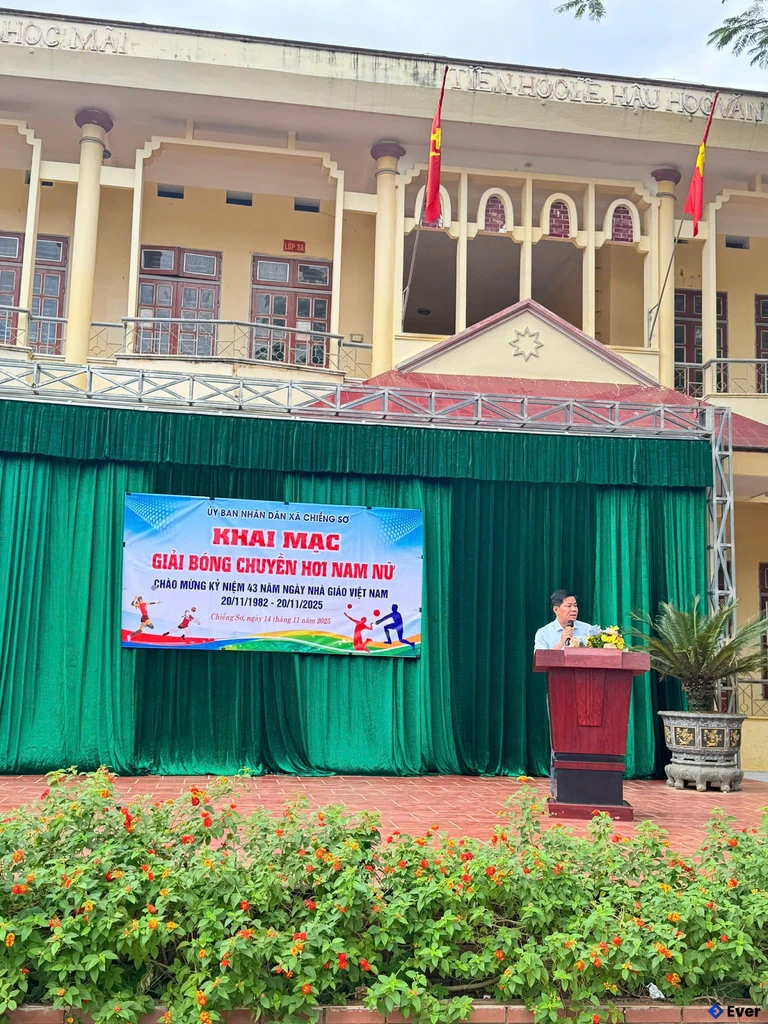 Trụ sở hành chính xã Chiềng Sơ sau sáp nhập