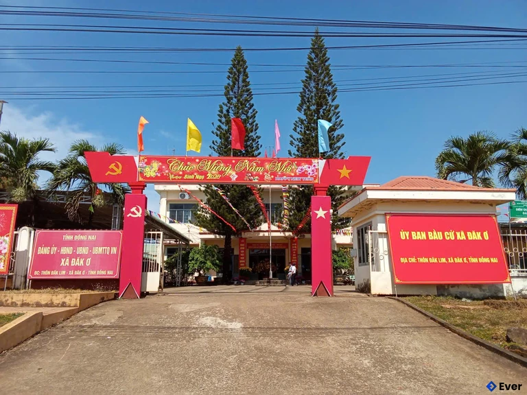 Trụ sở hành chính xã Đăk Ơ sau sáp nhập