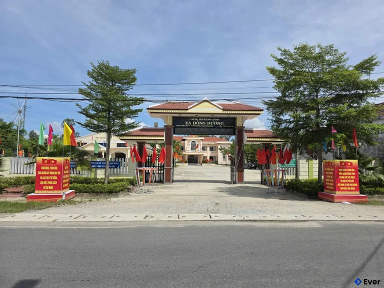 Trụ sở hành chính xã Đồng Dương sau sáp nhập