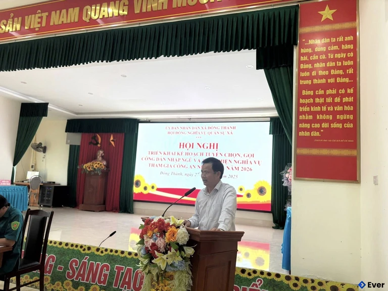 Trụ sở hành chính xã Đông Thành sau sáp nhập