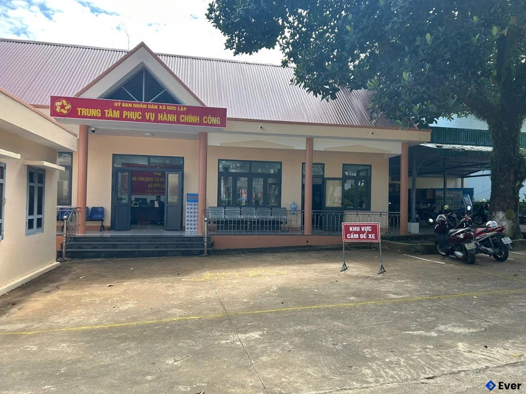 Trụ sở hành chính xã Đức Lập sau sáp nhập