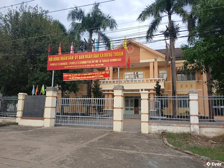 Trụ sở hành chính xã Hưng Thuận, tỉnh Tây Ninh sau sáp nhập