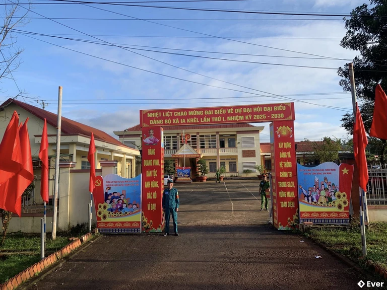 Trụ sở hành chính xã Ia Krêl, tỉnh Gia Lai