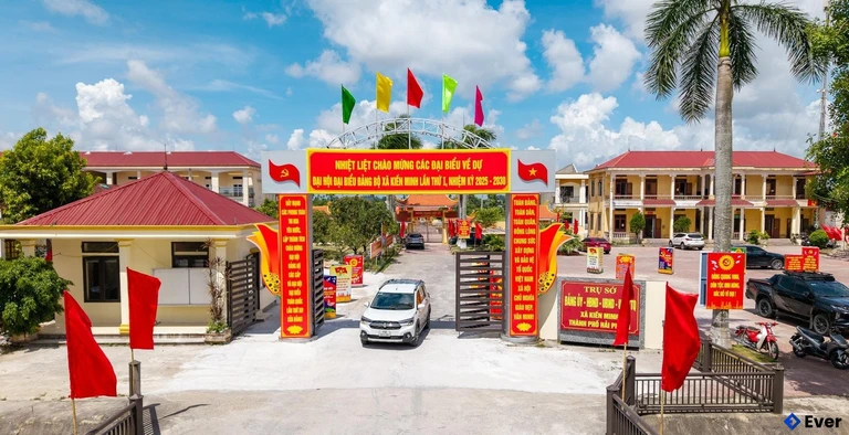 Trụ sở hành chính xã Kiến Minh sau sáp nhập