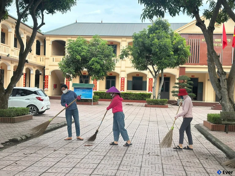 Trụ sở hành chính xã Kim Liên sau sáp nhập