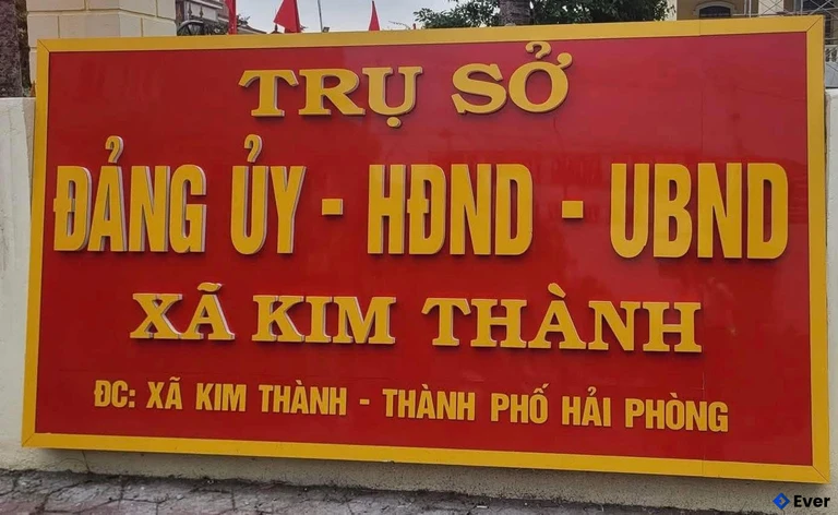 Trụ sở hành chính xã Kim Thành, Hải Phòng sau sáp nhập