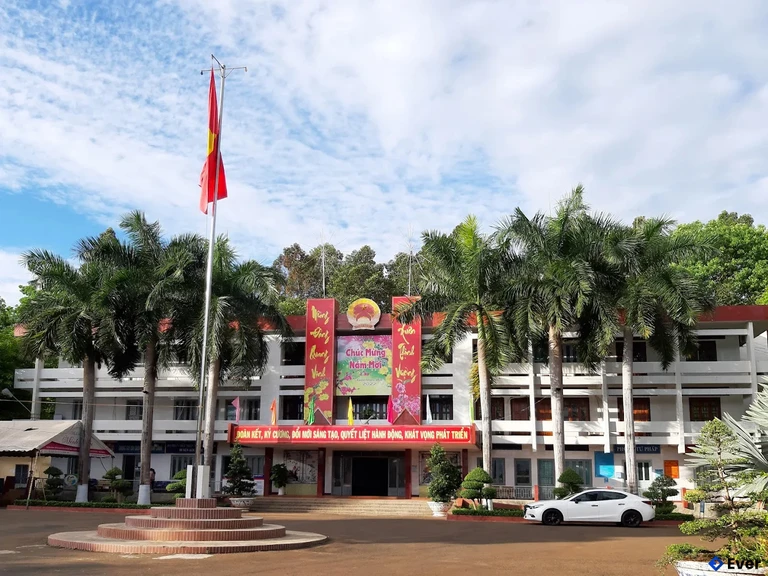 Trụ sở hành chính xã Lộc Ninh sau sáp nhập