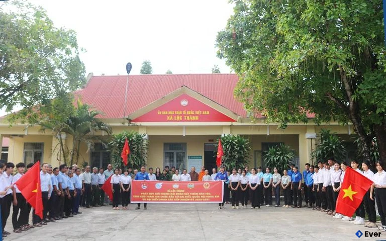 Trụ sở hành chính xã Lộc Thành sau sáp nhập