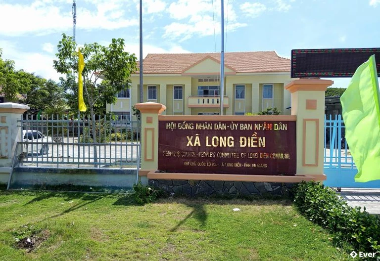 Trụ sở hành chính xã Long Điền sau sáp nhập