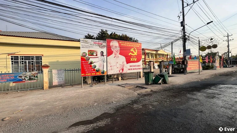 Trụ sở hành chính xã Long Kiến sau sáp nhập