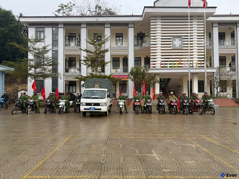 Trụ sở hành chính xã Mường Bám sau sáp nhập