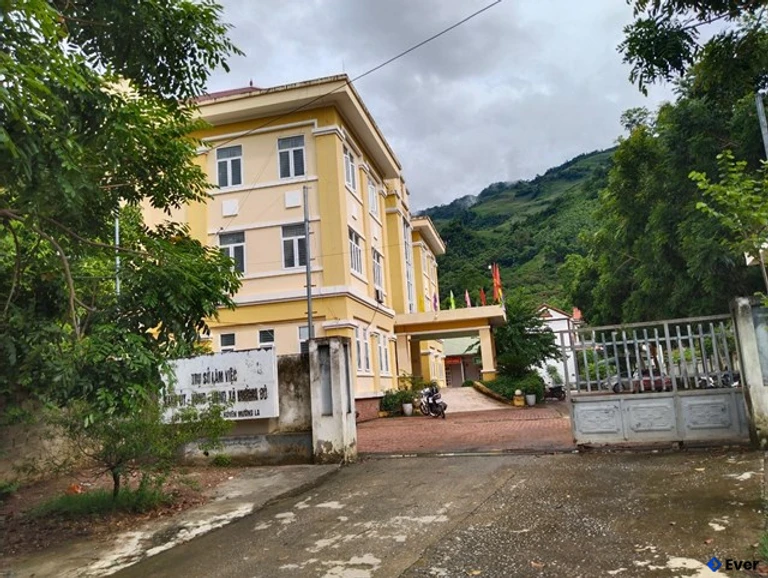 Trụ sở hành chính xã Mường Bú sau sáp nhập