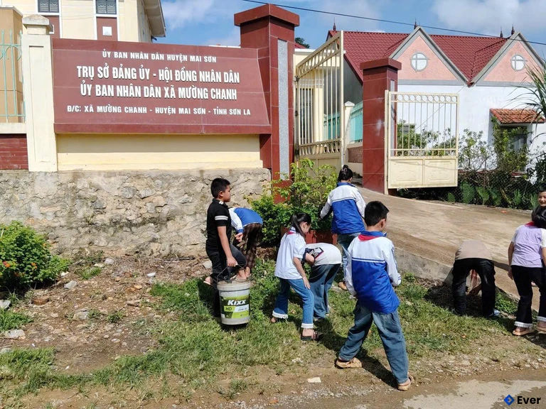 Trụ sở hành chính xã Mường Chanh sau sáp nhập