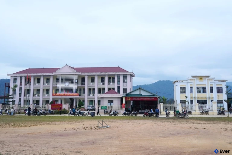 Trụ sở hành chính xã Mường É sau sáp nhập