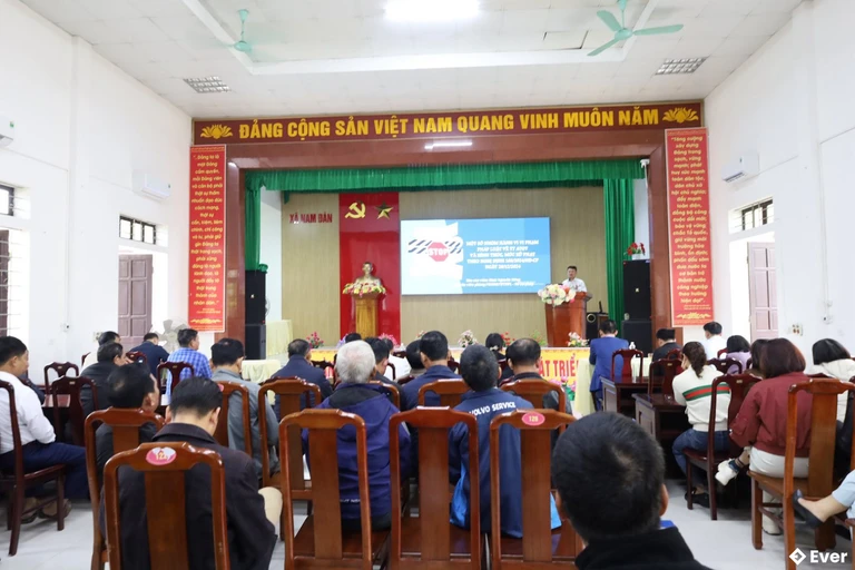 Trụ sở hành chính xã Nam Đàn sau sáp nhập