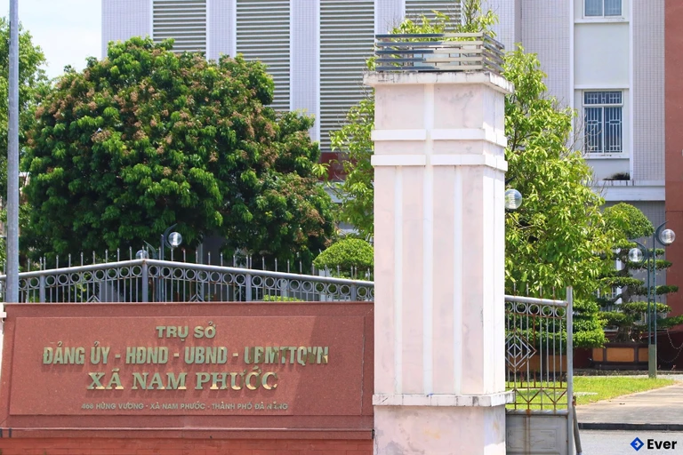 Trụ sở hành chính xã Nam Phước sau sáp nhập