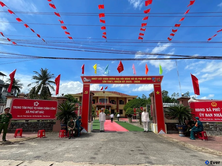 Trụ sở hành chính xã Phù Mỹ Bắc, tỉnh Gia Lai