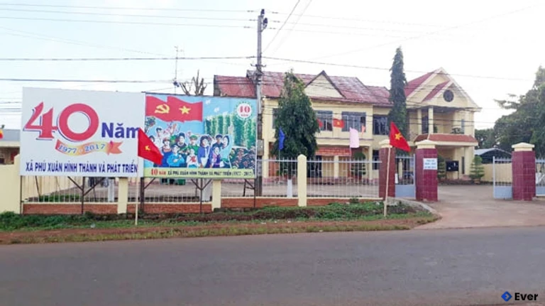 Trụ sở hành chính xã Phú Xuân, tỉnh Đắk Lắk sau sáp nhập