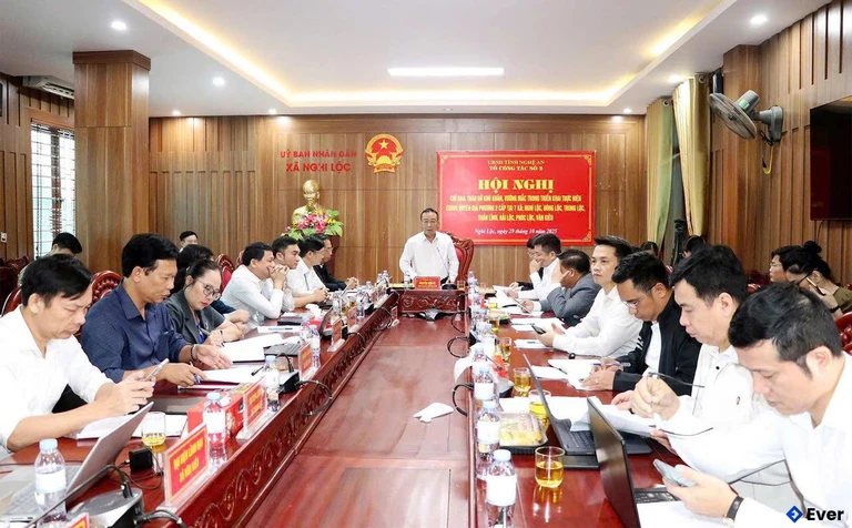 Trụ sở hành chính xã Phúc Lộc sau sáp nhập