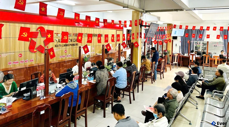 Trụ sở hành chính xã Phước Năng sau sáp nhập