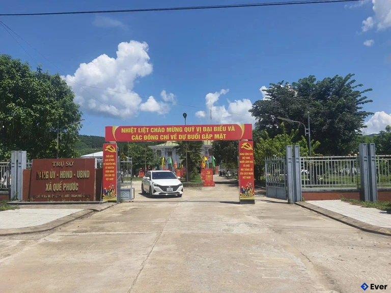 Trụ sở hành chính xã Quế Phước sau sáp nhập