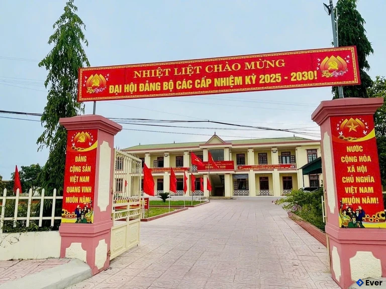 Trụ sở hành chính xã Quỳnh Tam sau sáp nhập