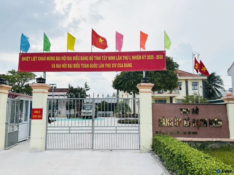 Trụ sở hành chính xã Rạch Kiến sau sáp nhập