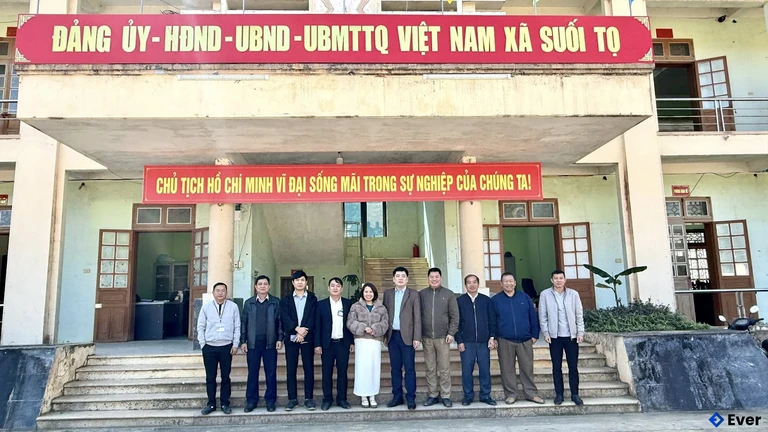 Trụ sở hành chính xã Suối Tọ sau sáp nhập