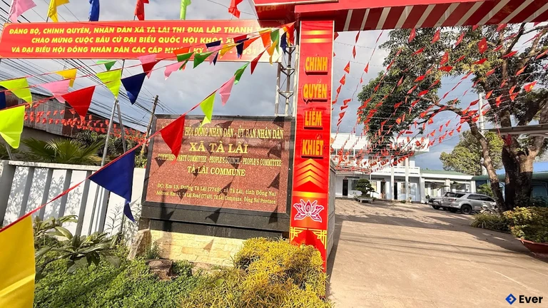 Trụ sở hành chính xã Tà Lài sau sáp nhập