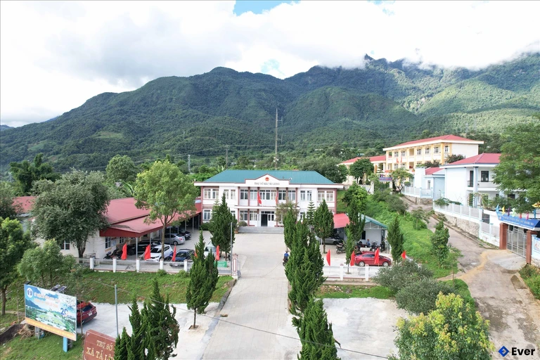 Trụ sở hành chính xã Tả Lèng sau sáp nhập