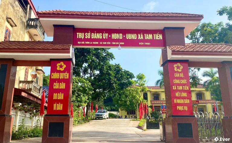 Trụ sở hành chính xã Tam Tiến sau sáp nhập
