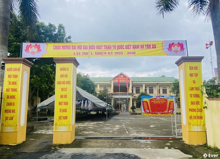 Trụ sở hành chính xã Tân An sau sáp nhập