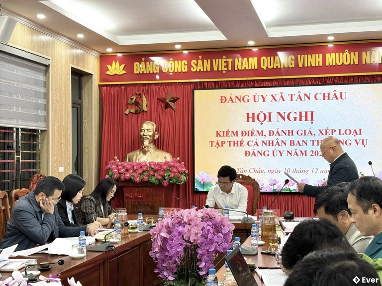 Trụ sở hành chính xã Tân Châu sau sáp nhập