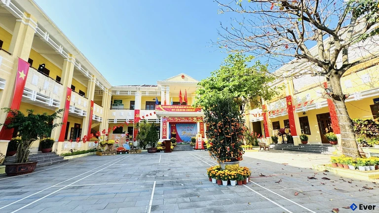 Trụ sở hành chính xã Tân Hiệp sau sáp nhập