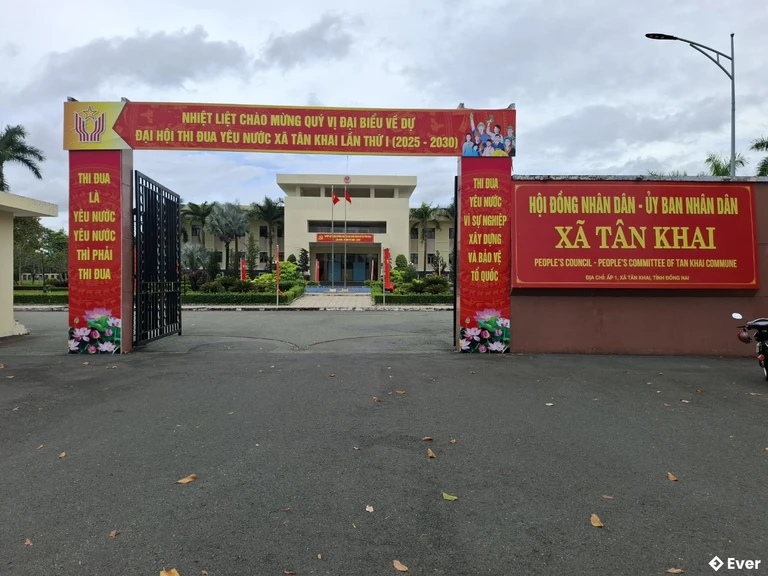 Trụ sở hành chính xã Tân Khai sau sáp nhập