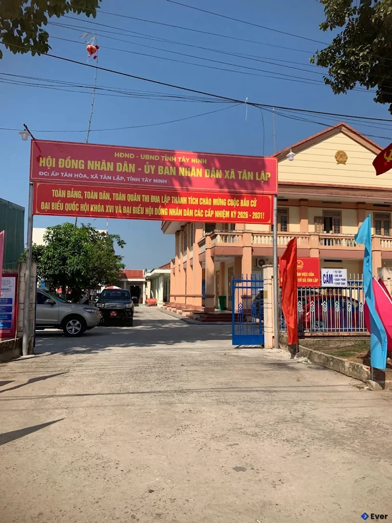 Trụ sở hành chính xã Tân Lập sau sáp nhập