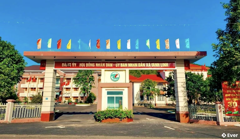 Trụ sở hành chính xã Tánh Linh sau sáp nhập