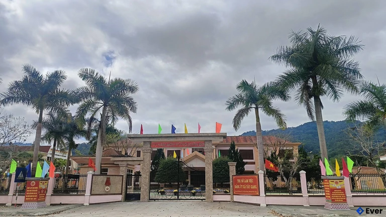 Trụ sở hành chính xã Tây Giang sau sáp nhập