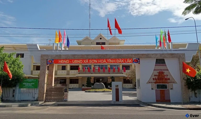 Trụ sở hành chính xã Tây Sơn, tỉnh Đắk Lắk