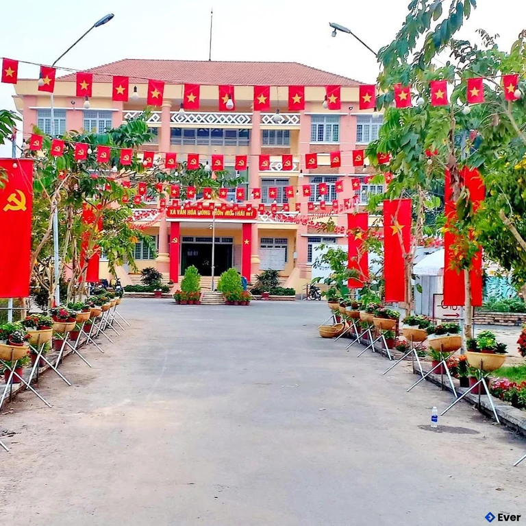 Trụ sở hành chính xã Thái Mỹ sau sáp nhập